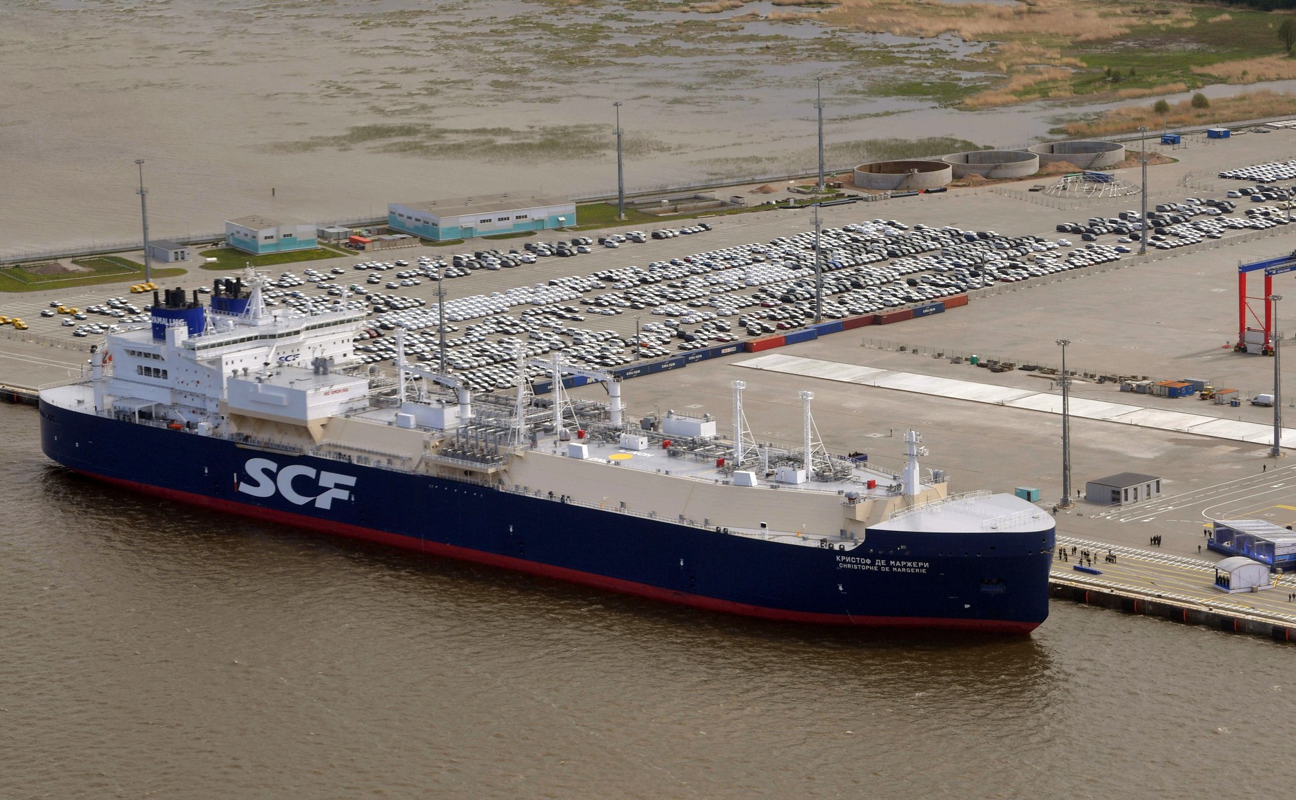 Méthanier de classe glace opérant dans l'Arctique russe, projet Yamal LNG